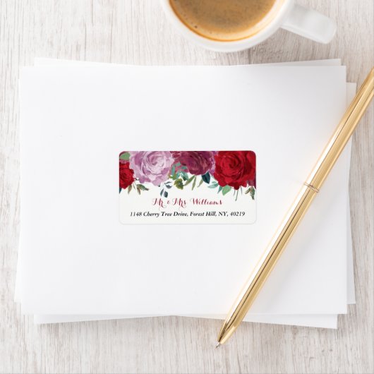 ザロマンチックフローラ結婚コレクション ラベル (インサイチュ)