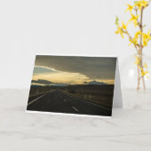 ザロングロードホーム – 高速道路車 カード (黄色い花)