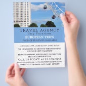 ザロンドンアイ、ロンドン市旅行代理店 チラシ (手)