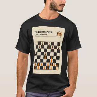 ザロンドンシステムヴィンテージチェスのオープニングアート Tシャツ