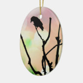 ザロンリークロウオーバルオーナメント セラミックオーナメント (左)