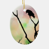 ザロンリークロウオーバルオーナメント セラミックオーナメント (裏面)