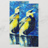 ザロンリーバードヴァンゴッホスタイルブックマーク メニュー (正面/裏面)