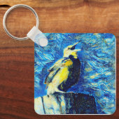ザロンリーバードヴァンゴッホスタイル キーホルダー (正面)