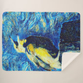 ザロンリーバードヴァンゴッホスタイル シェルパブランケット (正面(横))