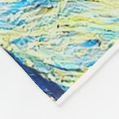 ザロンリーバードヴァンゴッホスタイル フリースブランケット (角)