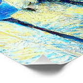 ザロンリーバードヴァンゴッホスタイル ポスター (コーナー)