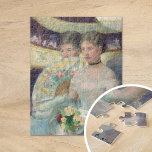 ザローグ |メアリー・カッサット ジグソーパズル<br><div class="desc">The Loge (1882) by American impressionist artist Mary Cassatt.オリジナル素晴らしアート作品は、劇場の若い女性2人を描いたエレガントキャンバス上の油絵である。デザインツールを使用してイメージのカスタム文字を追加したり、イメージをカスタマイズする。</div>