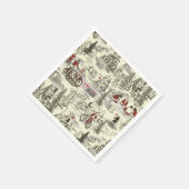 ザローサーズクラブ墓地パターン スタンダードカクテルナプキン (角)