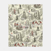 ザローサーズクラブ墓地パターン フリースブランケット (正面)