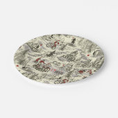 ザローサーズクラブ墓地パターン ペーパープレート (アングル)