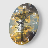 ザローズズ祈りの言葉時計 ラージ壁時計 (傾斜)