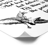 ザローズズ祈りの言葉私たちの父バイブル引用文 ポスター (角)