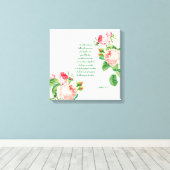 ザローズズ祈りの言葉 キャンバスプリント (インサイチュ (ウッドフロア))