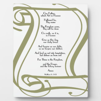 ザローズズ祈りの言葉 フォトプラーク