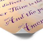 ザローズズ祈りの言葉 ポスター (角)