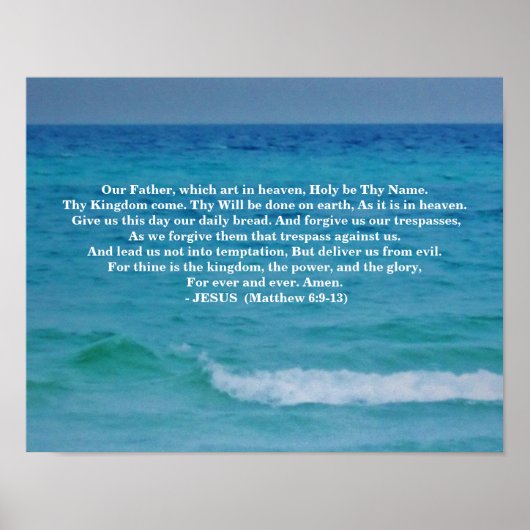 ザローズズ祈りの言葉 ポスター (正面)