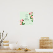 ザローズズ祈りの言葉 ポスター (キッチン)