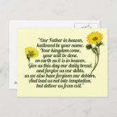 ザローズズ祈りの言葉 ポストカード (正面/裏面)