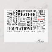 ザローズズ祈りの言葉 ポストカード (正面)