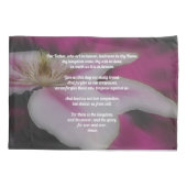 ザローズ祈りの言葉我が父クレマティス  枕カバー (裏面)