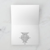 ザローズ祈りの言葉 カード (内部)