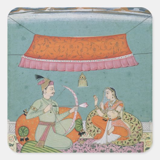 ザロータスアロー、ビラスプル、c.1750 スクエアシール (正面)