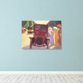 ザロードとアカシア， 1908 キャンバスプリント (インサイチュ (ウッドフロア))