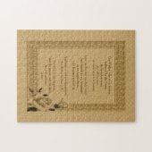 ザロードズ祈りの言葉わが父ローズブド ジグソーパズル (横)