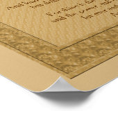 ザロードズ祈りの言葉わが父ローズブド ポスター (角)