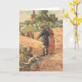 ザロードズ祈りの言葉ヴィンテージカード カード (黄色い花)