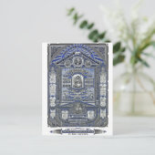 ザロードズ祈りの言葉ヴィンテージ版木、銅版、版画 ポストカード (スタンド正面)