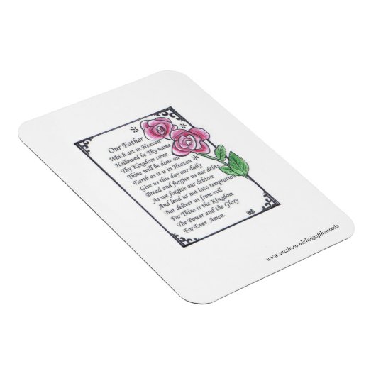 ザロードズ祈りの言葉冷蔵庫用マグネット マグネット (右側)