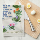 ザロードズ祈りの言葉 キッチンタオル (四つ折り)