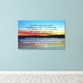 ザロードズ祈りの言葉 キャンバスプリント (インサイチュ (ウッドフロア))