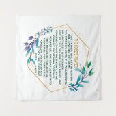 ザロードズ祈りの言葉 タペストリー (正面(横))