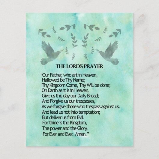 ザロードズ祈りの言葉 チラシ (正面)