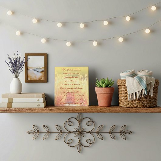 ザロードズ祈りの言葉 フォトプラーク