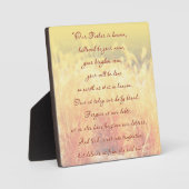 ザロードズ祈りの言葉 フォトプラーク (正面)