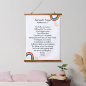 ザロードズ祈りの言葉 吊り下げ型タペストリー (寝室)