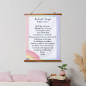 ザロードズ祈りの言葉 吊り下げ型タペストリー (寝室)