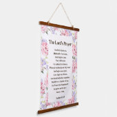 ザロードズ祈りの言葉 吊り下げ型タペストリー (傾斜あり)