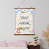 ザロードズ祈りの言葉 吊り下げ型タペストリー (寝室)