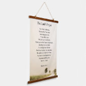 ザロードズ祈りの言葉 吊り下げ型タペストリー (傾斜あり)