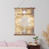 ザロードズ祈りの言葉 吊り下げ型タペストリー (寝室)