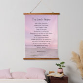 ザロードズ祈りの言葉 吊り下げ型タペストリー (寝室)