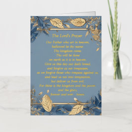 ザロードズ祈りの言葉 箔グリーティングカード