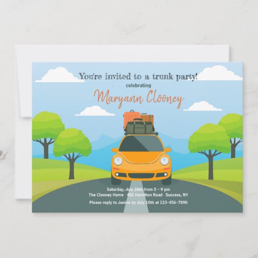 ザロードトゥカレッジ招待状 招待状 (正面)