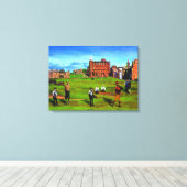 ザロードホールアットサンアンドリュース キャンバスプリント (インサイチュ (ウッドフロア))