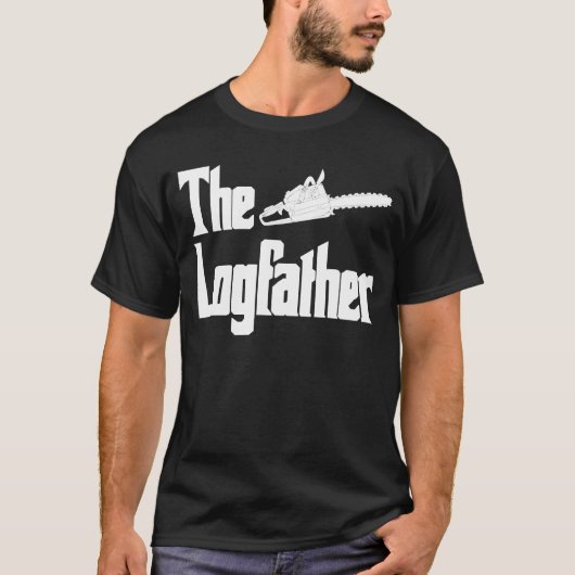 ザローファーログチェーンソーのロガーLumberjack Tシャツ (正面)